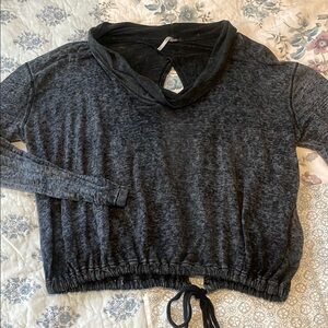 Free people open back Sweater